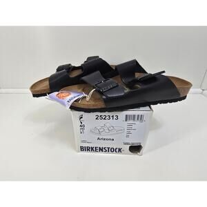 BIRKENSTOCK 40 Arizona Leather Hunter Black W9 M7